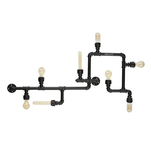 دیوارکوب و سقفی وینتج 8 شعله فلزی هنری برند OWL