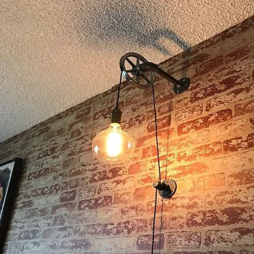 دیواری نوستالژیک نگاتیو تک شعله