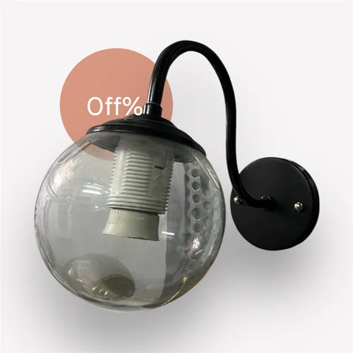 دیواری فلزی تک شعله خم حباب جیوه ای برند OWL