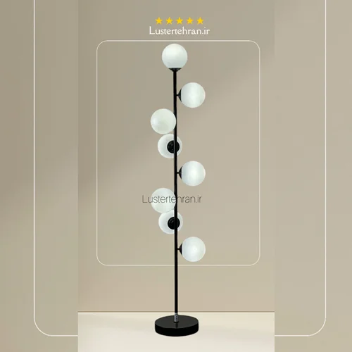 اباژور مولکولی 8شعله فلزی حباب شیشه برند OWL