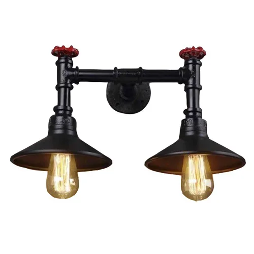 دیواری وینتج فلزی 2 شعله کلاهکدار ژاپنی متحرک هنری برند OWL